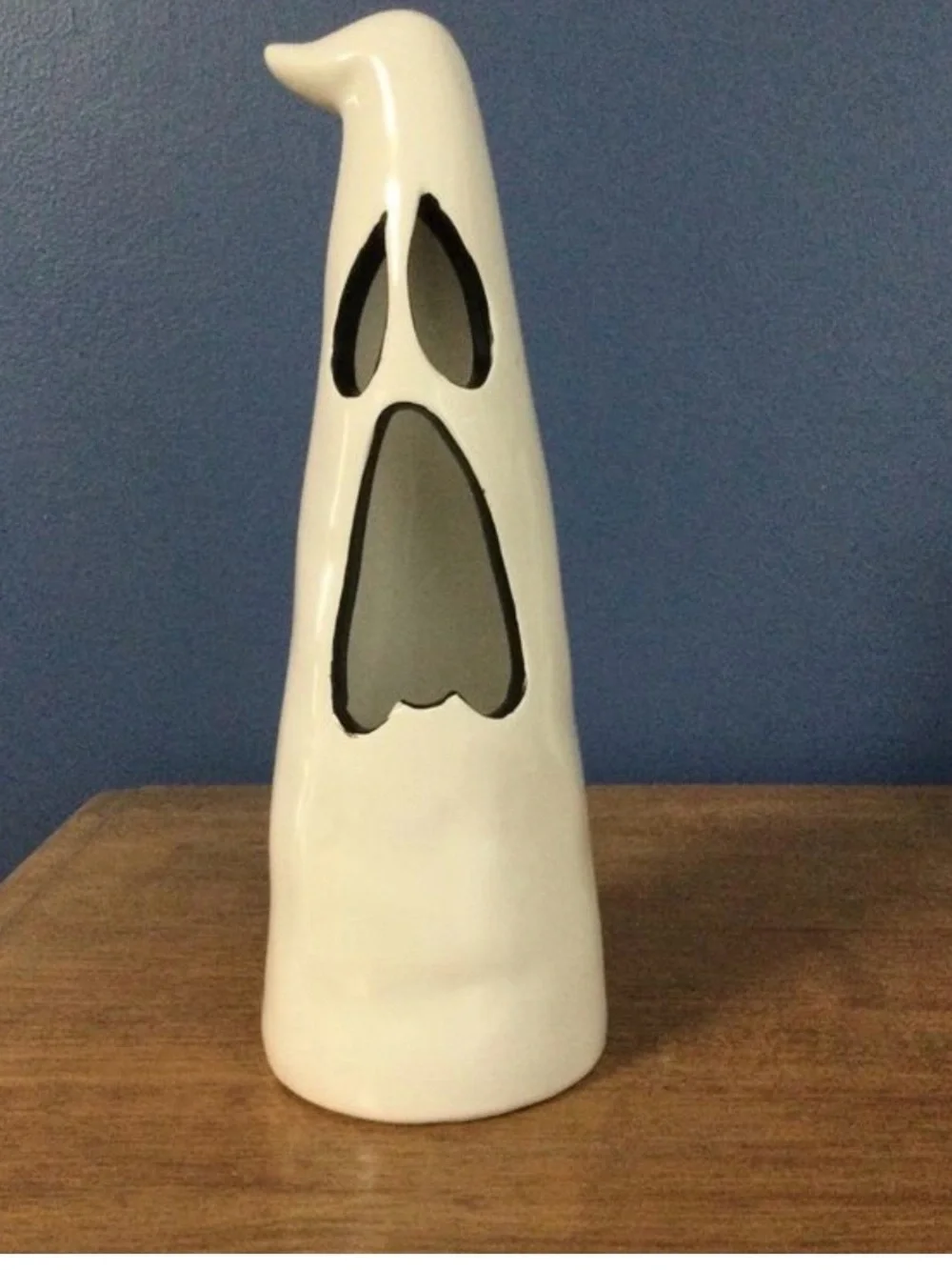Halloween Ghost candle holders.  2 count